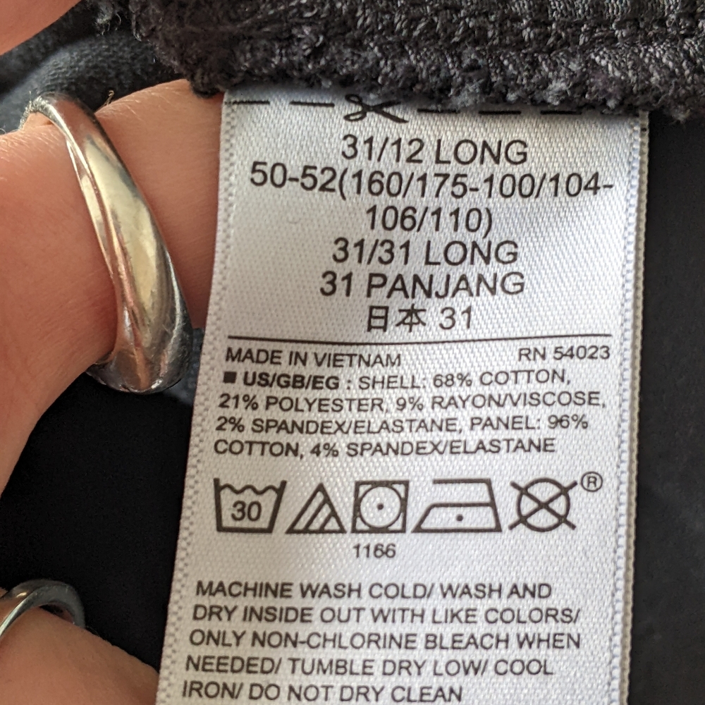 GAP Maternity Black Favorite Jeggings Sz 12L - Picture 7 of 11